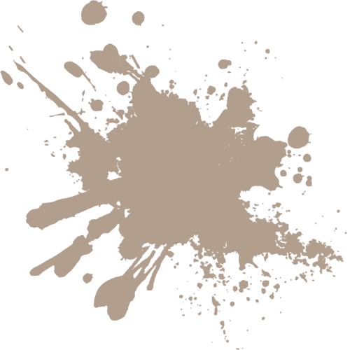 Decorative paint splash